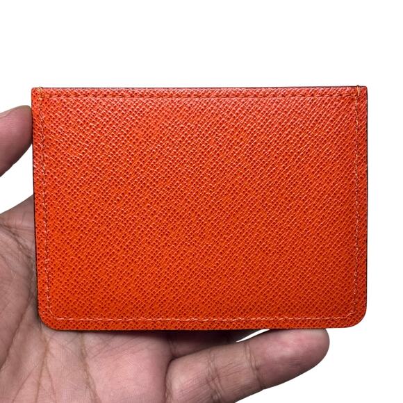 Louis Vuitton Orange Cardholder Wallet - Picture 9 of 9
